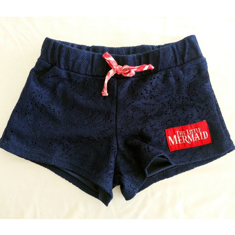 DISNEY PRINCESS Mermaid Shorts Girls Size M 7-8